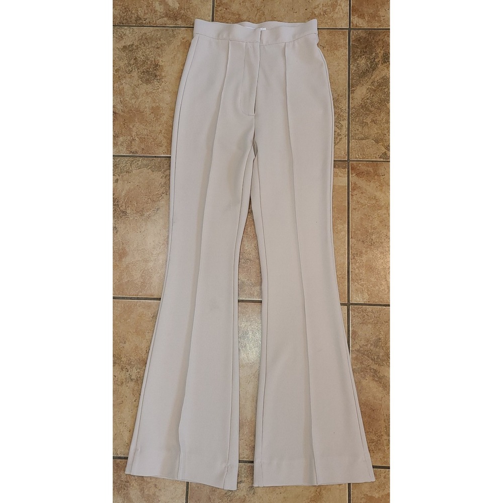 Womens Meshki Center Front Crease Stitch Pants‎ Flowy Dressy Sz Small